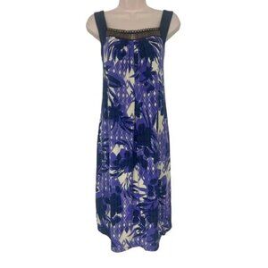 Size XXL 2X 18 20 NEW MIXED PRINT EMBELLISHED DRESS‎ Summer Vacation PLUS SIZE